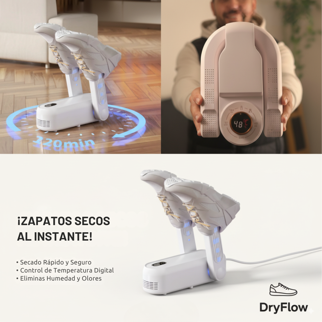 DryFlow® Secador de Zapatillas