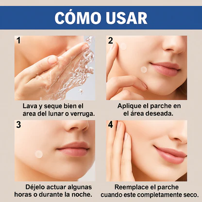 Parche anti-verrugas: elimina verrugas rápido, sin dolor y sin cirugía