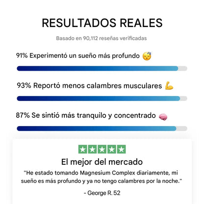 Bienestar total con magnesio puro y alta absorción
